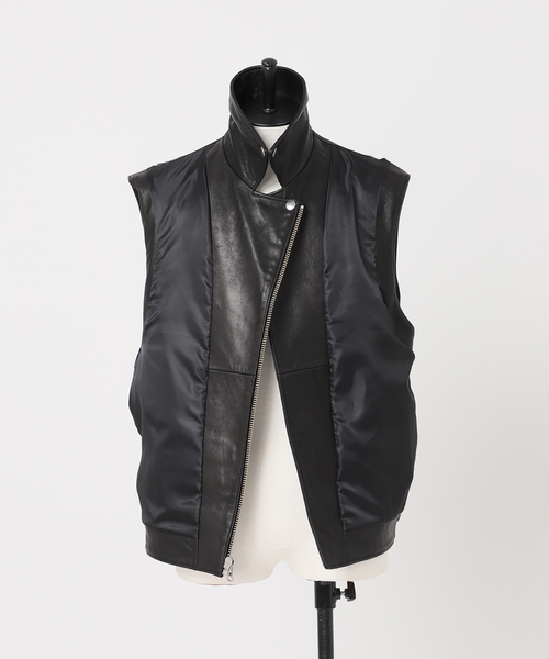 セール】ゴートレザー ライダース ベスト（ベスト）｜JOURNAL STANDARD