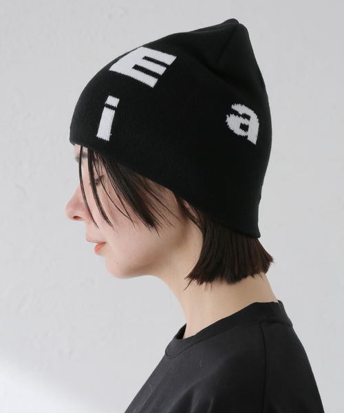 セール】【b.Eautiful/ビューティフル】 Stacked Logo Beanie