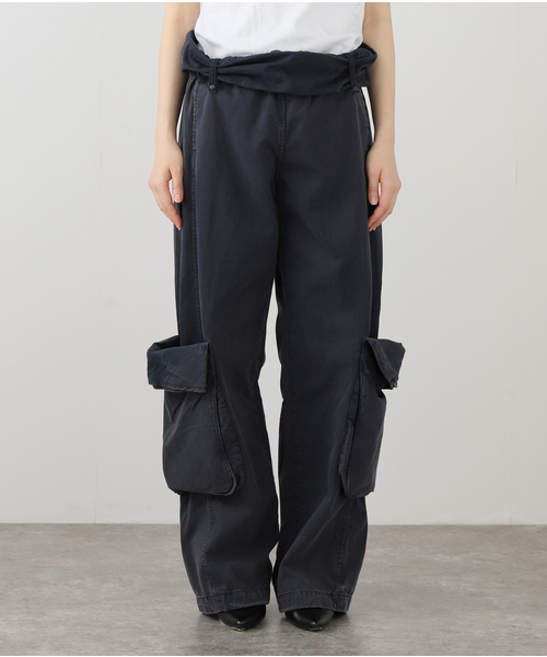 Geek Office / ギークオフィス】OPEN YY Woven WASHED ROLLED CARGO