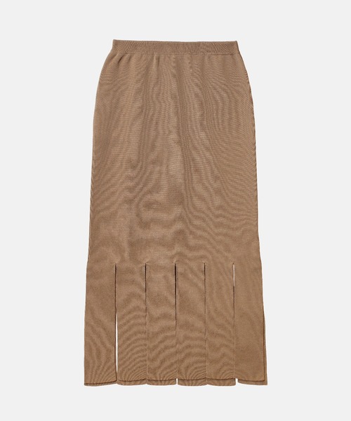 LE CIEL BLEU（ルシェルブルー）の「ストリップフォームニットスカート