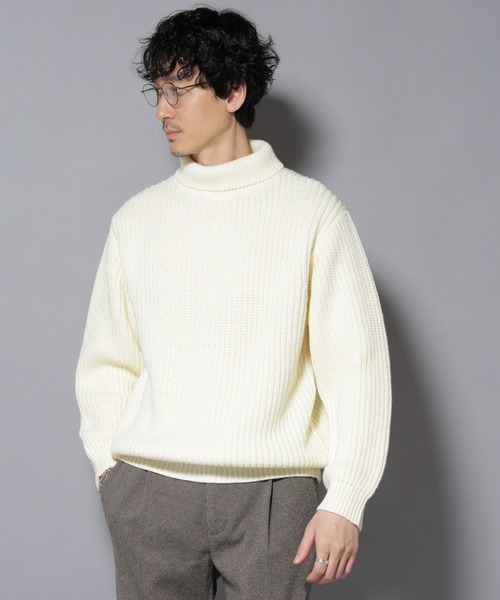 セール】ローゲージタートルニット（ニット/セーター）｜NANO universe
