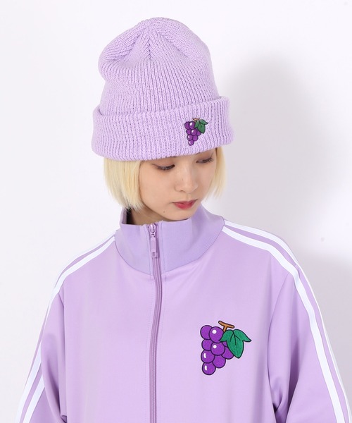 PUNYUS（プニュズ）の「フード刺繍ニットキャップ（ニットキャップ