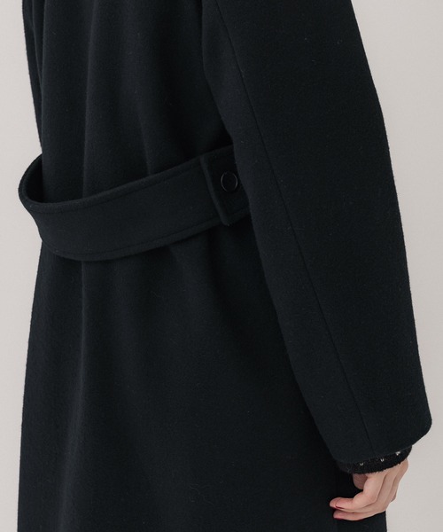 ベルテッドフレアウールチェスター（チェスターコート）｜PUBLIC TOKYO