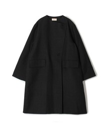 TOMORROWLAND｜トゥモローランドのノーカラーコート（ウール・ニット