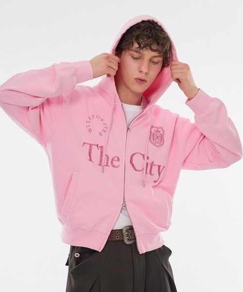 9color / 3size 】GAME LOGO HEAVY WEIGHT DOUBLE ZIP HOODIE