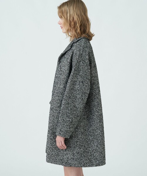 MACPHEE（マカフィー）の「ブロークンツイード オーバーサイズドコート