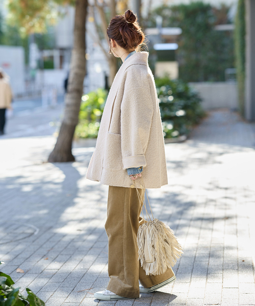 ブークレージャージ着流しコート（その他アウター）｜B.C STOCK（ベー