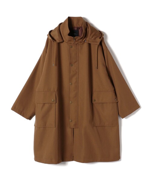 セール】SHIPS Primary Navy Label:ウール フード コート（その他