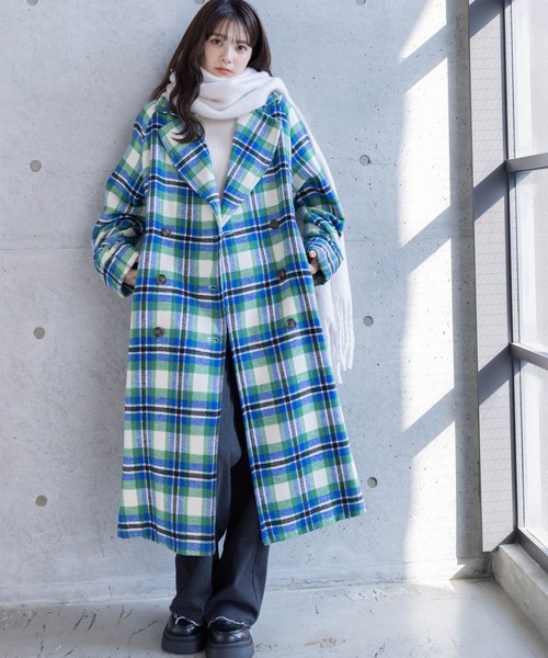 clear（クリア）の「ダブルロングコート[低身長用サイズ有