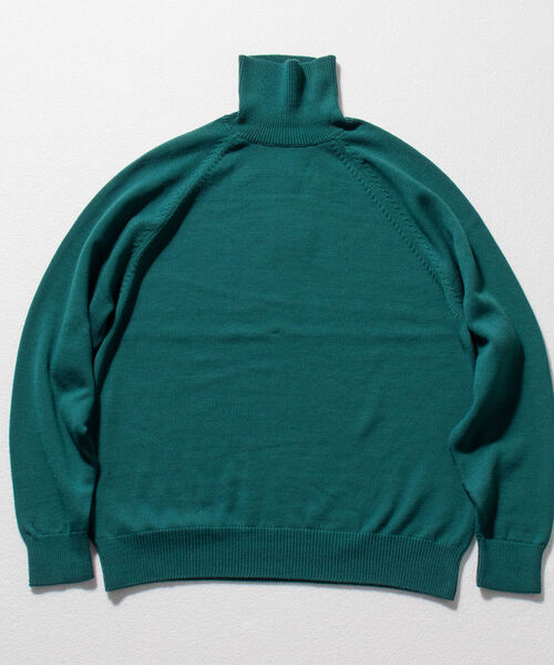 BATONER（バトナー）の「【BATONER】AGING WOOL RAGLAN SLEEVE TURTLE