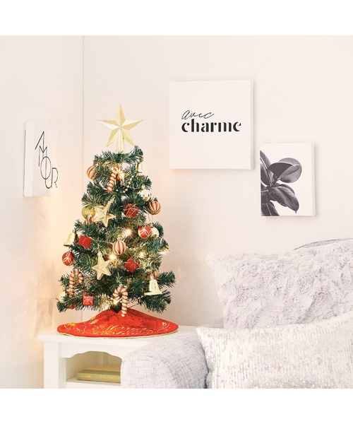 クリスマスツリー スターターセット 60cm グリーン（インテリア雑貨