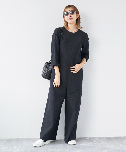 セール】Back V オールインワン（つなぎ/オールインワン）｜Plage