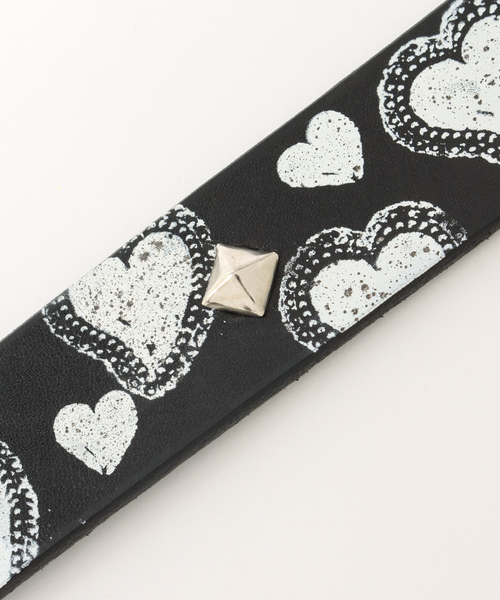 Little Willow / リトルウィロー】HEART LEATHER BELT EX（ベルト