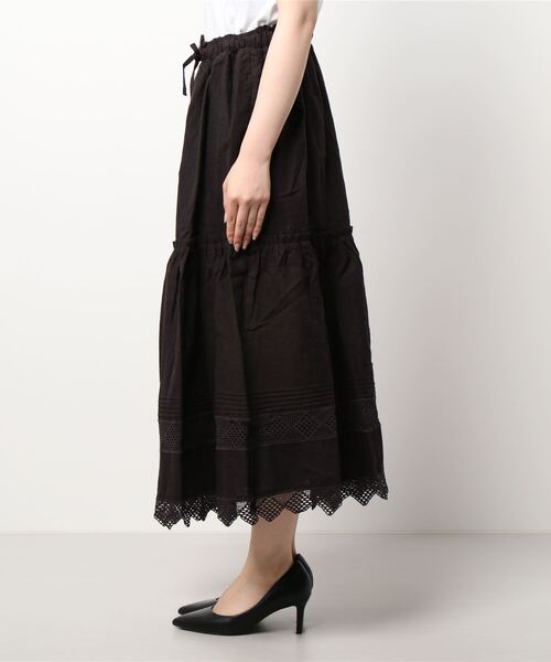 Samansa Mos2（サマンサ モスモス）の「裾メッシュレースティアード