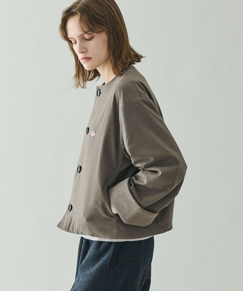 DANTON | 中綿ノーカラージャケット WOMEN（ノーカラージャケット