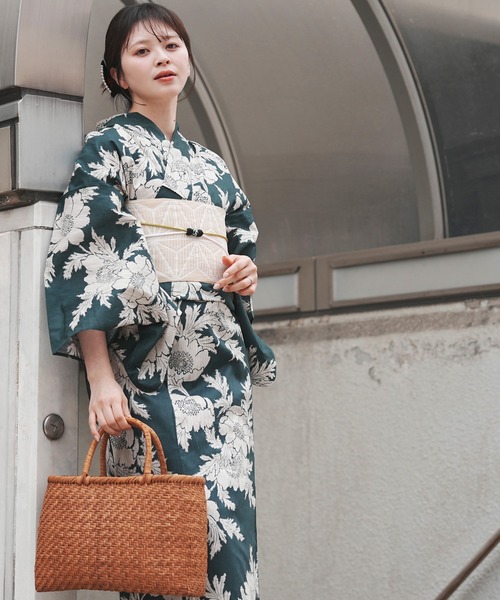 選べる浴衣3点セット utataneオリジナルデザイン 国内染色（浴衣
