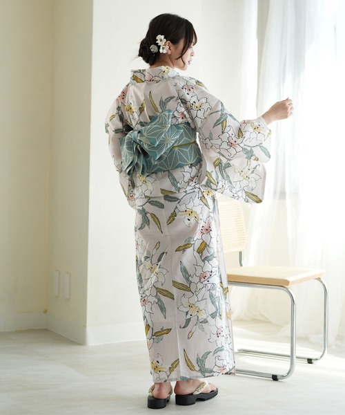 選べる浴衣3点セット utataneオリジナルデザイン 国内染色（浴衣