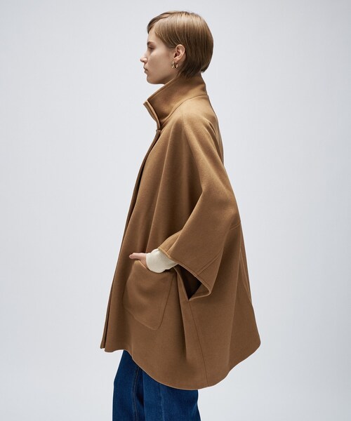 セール】【手洗い可】メルトンジャージポンチョコート（その他アウター