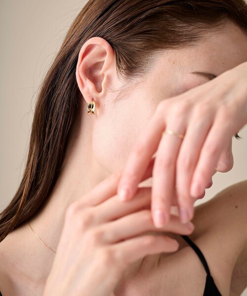 リーフ フープピアス（ピアス（両耳用））｜ete（エテ）のファッション