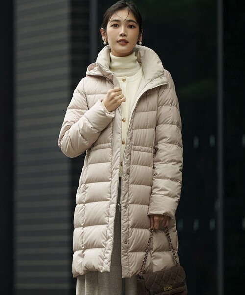 VERY12月号掲載/新色追加】シレータフタ ロング ダウンコート（ダウン