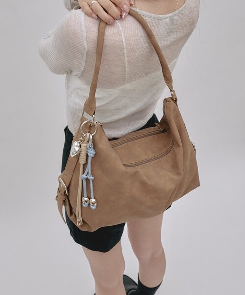 セール】:新色追加！【yomo企画】チャーム付きワンハンドルベルト