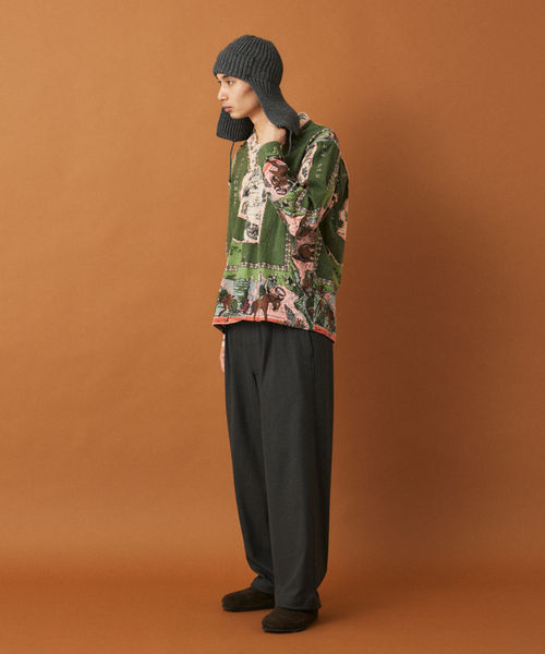 BINDU / ビンドゥー 別注 フランネル パターン シャツ（シャツ