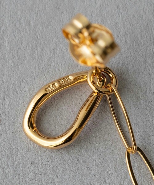 ドロップ チェーン ピアス（ピアス（両耳用））｜ete（エテ）の