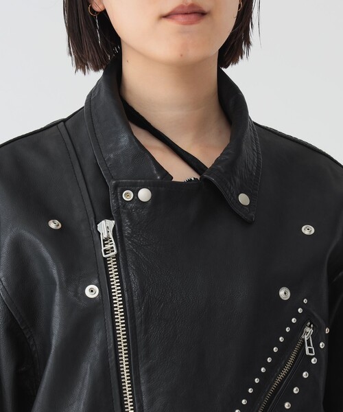 セール】maturely / ダブル ライダース ジャケット（ライダース