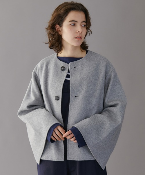 ORCIVAL（オーシバル）の「ORCIVAL | ウールビーバー リバーノーカラー