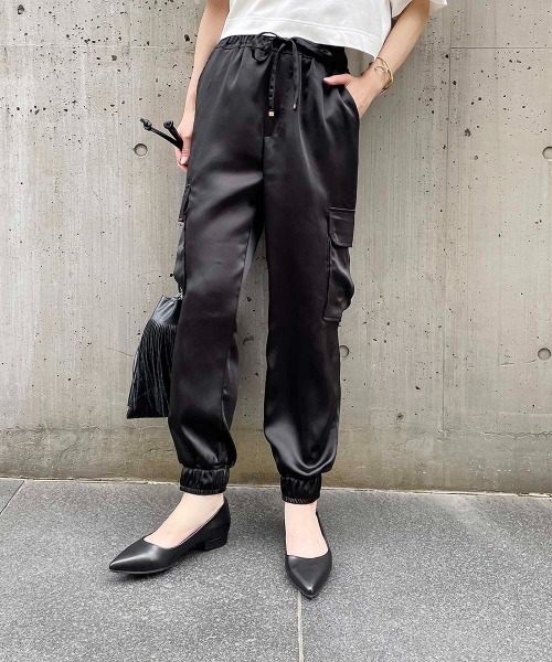 PICCIN（ピッチン）の「サテンカーゴパンツ（カーゴパンツ）」 - WEAR