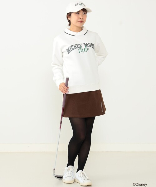 WOMEN〉BEAMS GOLF ORANGE LABEL / Disney（ディズニー） 襟付き プル