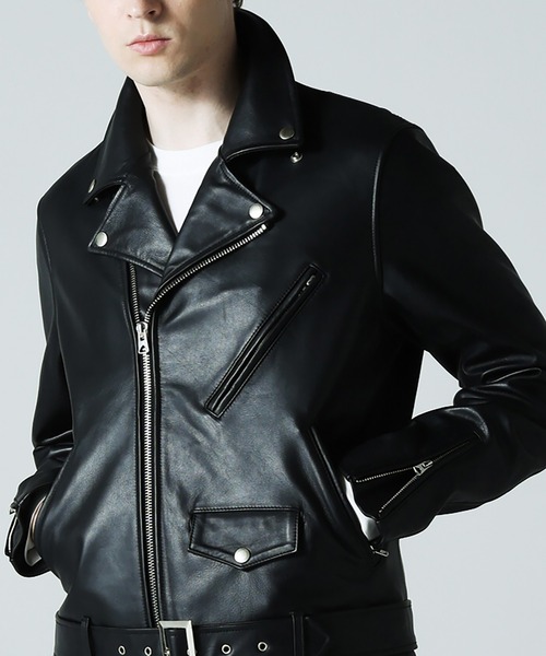 セール】JE COW OIL LEATHER D RIDERS（ライダースジャケット