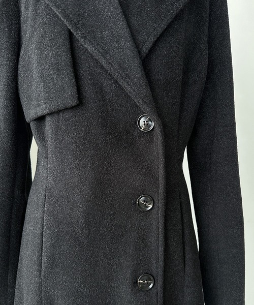 セール】ウエストシェイプフレアチェスターコート（チェスターコート