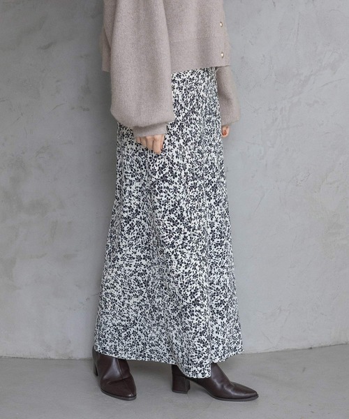 セール】フラワープリントナロースカート（スカート）｜A part by