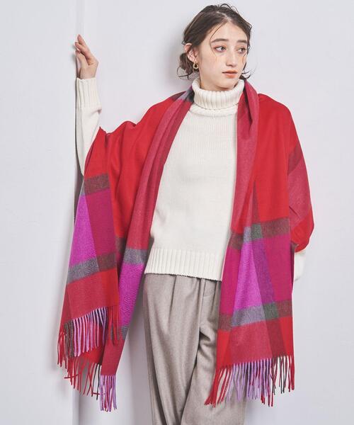 elegancese（エレガンセーゼ）の「＜elegancese＞カシミヤ チェック