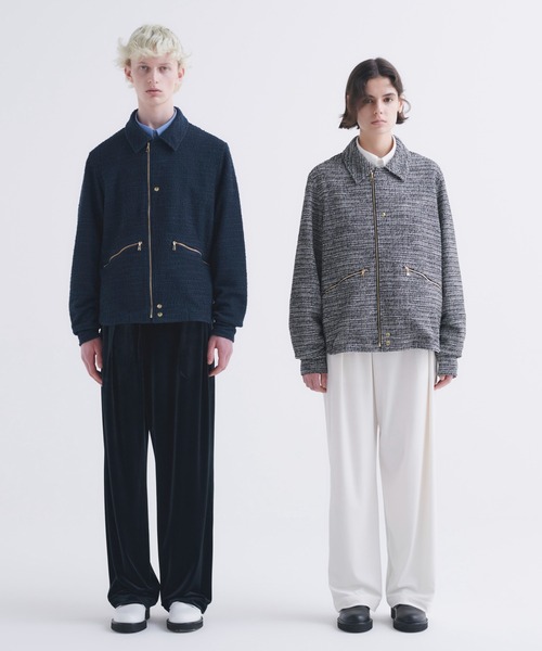 CULLNI（クルニ）の「24-AW-030 / Boucle Yarn Zip Up Jacket