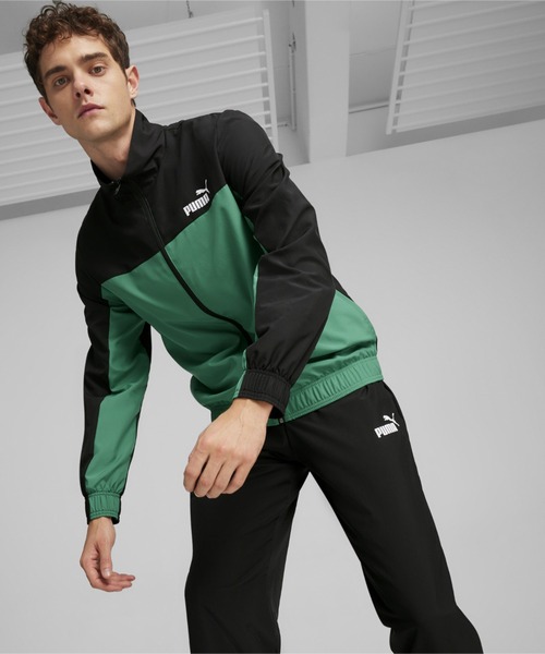 PUMA（プーマ）の「PUMA プーマ メンズ ウーブン トラックスーツ 上下