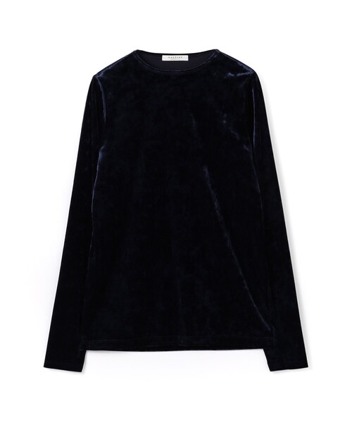 セール】ベロア ロングスリーブプルオーバー（Tシャツ/カットソー