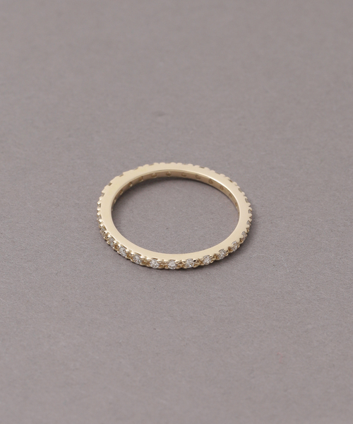 フルエタニティーダイヤピンキーリング K10（リング）｜Lilas（リラ