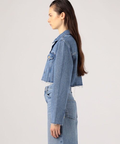 GANNI（ガニー）の「GANNI クロップドデニムジャケット（デニム