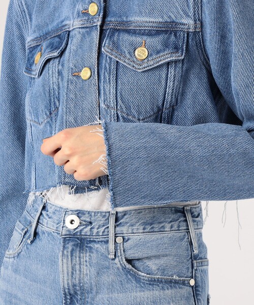 GANNI（ガニー）の「GANNI クロップドデニムジャケット（デニム