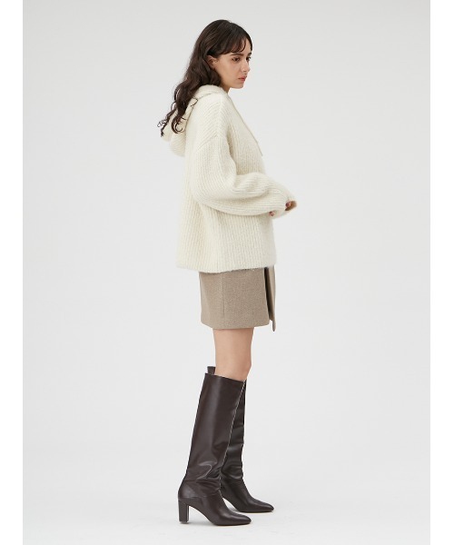 FRAY I.D（フレイアイディー）の「ボンディングミニスカート（スカート