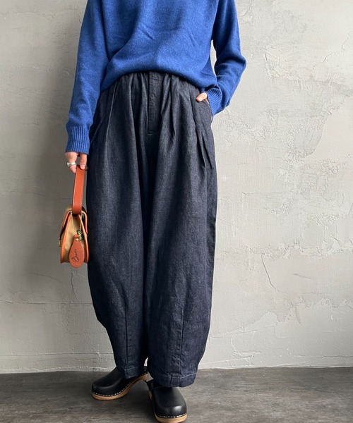 HARVESTY/ハーベスティ] 10ozデニムサーカスパンツ(ワンウォッシュ