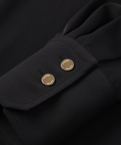 CULLNI（クルニ）の「24-AW-023B / Double Satin Bowtie Shirt（シャツ