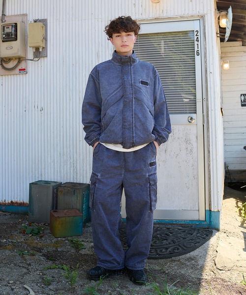 2WAY REVAESIBLE NYLON DRAWCORD SHORT BLOUSON／2wayリバーシブル