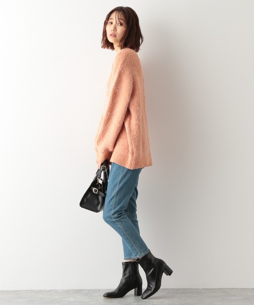 GLOBAL WORK（グローバルワーク）の「2WAYシャギーニットカーデプル