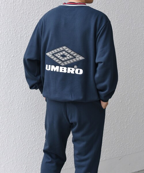セール】【SHIPS any別注】UMBRO: 90s ロゴ サッカー スウェット