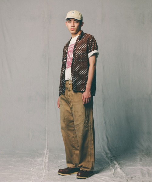 ATELLIER WELLS BY JOHNBULL】カツラギオーバーダイペインターパンツ