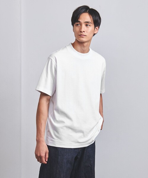 SARROWS/サローズ オーガニックコットン モックネック Tシャツ（T