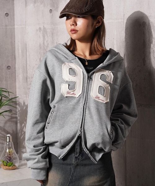 MEMORY】ヘビーウェイト 96アイレット ダブルZIPパーカー / 96-Eyelet